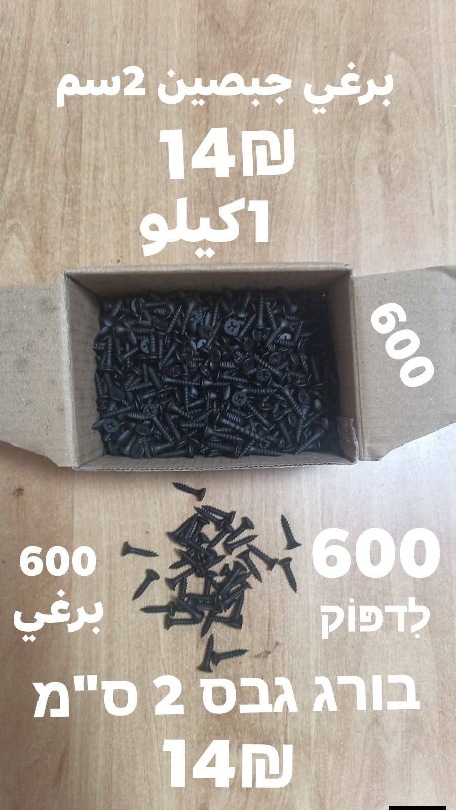 ברגי גבס 2.5 ס״מ | براغي جبس 2.5 سم – תמונה 2